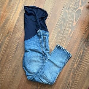 Madewell Lightly Distressed Maternity Jeans Size 26